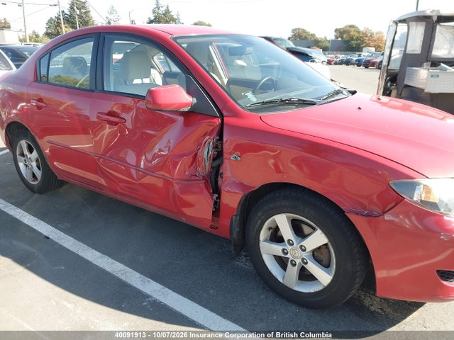 40091913 :رقم المزاد ، JM1BK12F541192722 vin ، 2004 Mazda 3 I مزاد بيع