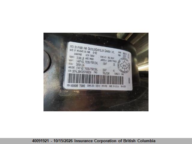 40091921 :رقم المزاد ، 1B7HL38X32S700650 vin ، 2002 Dodge Dakota Quad Sport/quad R/t مزاد بيع