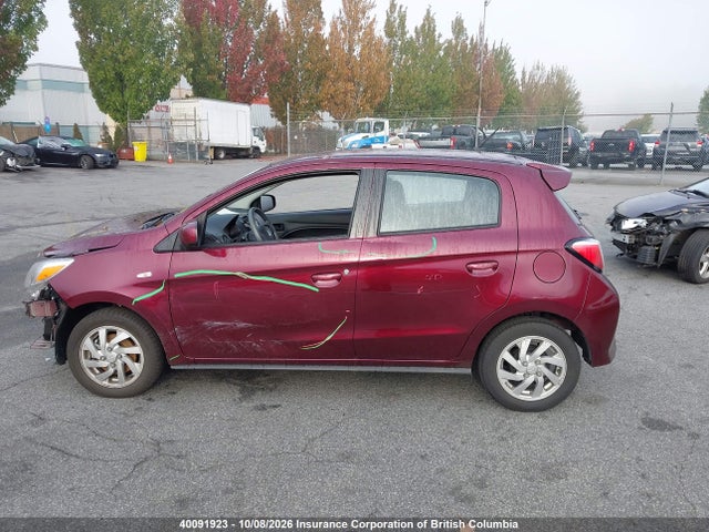 Aukcja sprzedaży 2024 Mitsubishi Mirage Es, vin: ML32AUHJ0RH038971, numer aukcji: 40091923