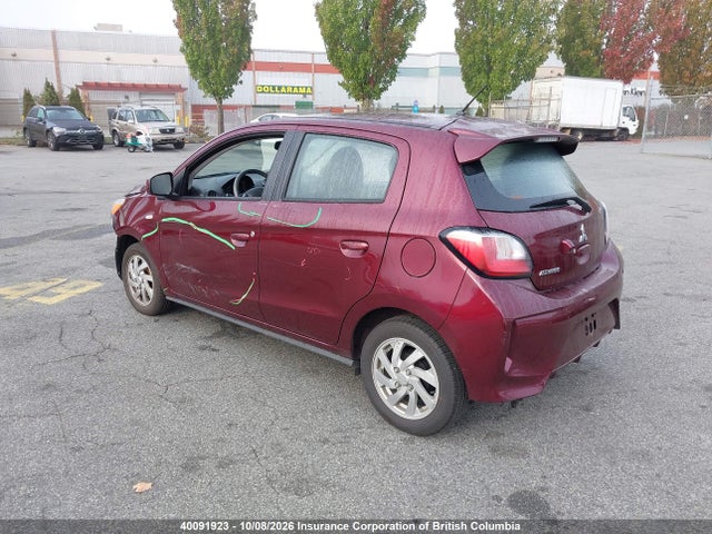Aukcja sprzedaży 2024 Mitsubishi Mirage Es, vin: ML32AUHJ0RH038971, numer aukcji: 40091923