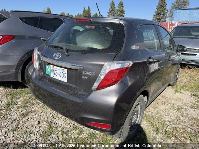 2012 Toyota Yaris მანქანა იყიდება აუქციონზე, vin: JTDKTUD38CD519662, აუქციონის ნომერი: 40091943
