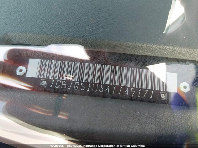 Aukcja sprzedaży 2004 Chevrolet Express G3500, vin: 1GBJG31U341149171, numer aukcji: 40090365