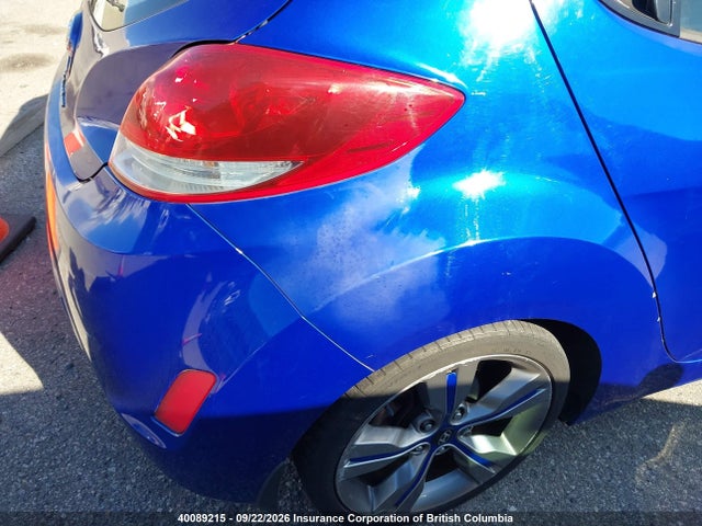 40089215 :رقم المزاد ، KMHTC6AD4CU026134 vin ، 2012 Hyundai Veloster مزاد بيع