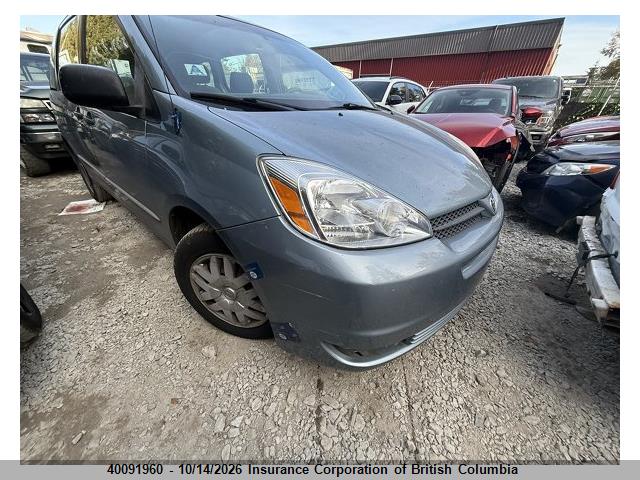 40091960 :رقم المزاد ، 5TDZA29C74S198351 vin ، 2004 Toyota Sienna Ce مزاد بيع