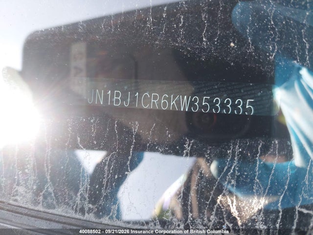 Aukcja sprzedaży 2019 Nissan Qashqai S/sl/sv, vin: JN1BJ1CR6KW353335, numer aukcji: 40088502