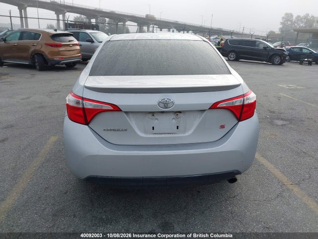 2014 Toyota Corolla S მანქანა იყიდება აუქციონზე, vin: 2T1BURHEXEC150728, აუქციონის ნომერი: 40092003