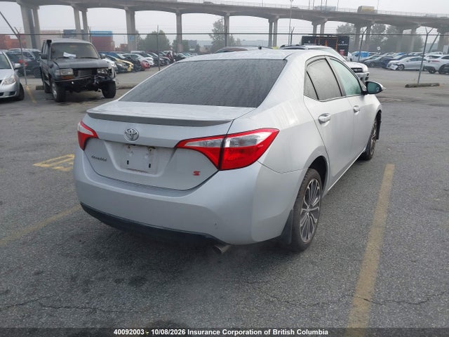 2014 Toyota Corolla S მანქანა იყიდება აუქციონზე, vin: 2T1BURHEXEC150728, აუქციონის ნომერი: 40092003