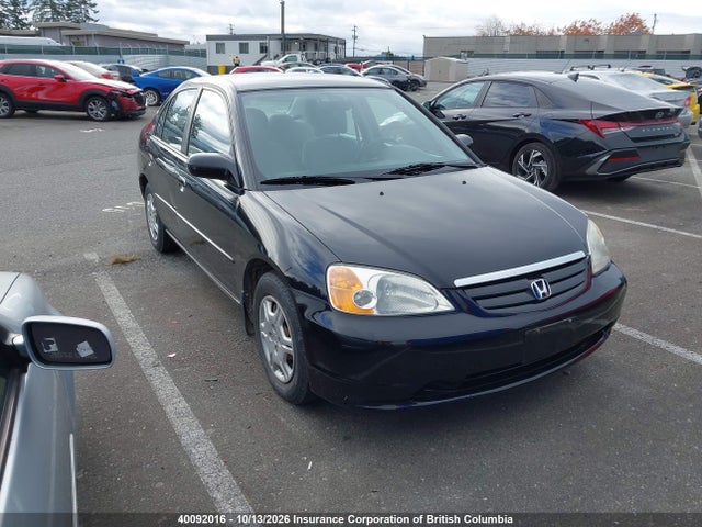 Aukcja sprzedaży 2001 Honda Civic, vin: 2HGES16611H939500, numer aukcji: 40092016