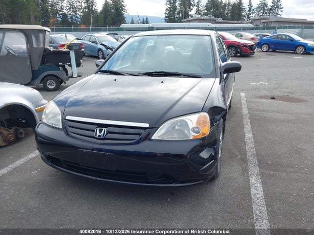 40092016 :رقم المزاد ، 2HGES16611H939500 vin ، 2001 Honda Civic مزاد بيع