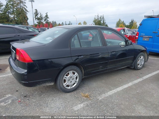 40092016 :رقم المزاد ، 2HGES16611H939500 vin ، 2001 Honda Civic مزاد بيع