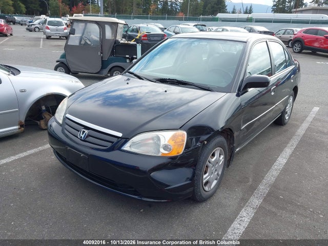 40092016 :رقم المزاد ، 2HGES16611H939500 vin ، 2001 Honda Civic مزاد بيع