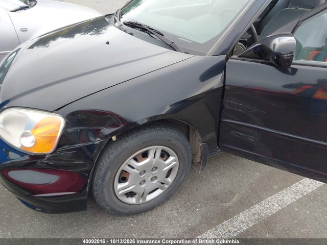 40092016 :رقم المزاد ، 2HGES16611H939500 vin ، 2001 Honda Civic مزاد بيع