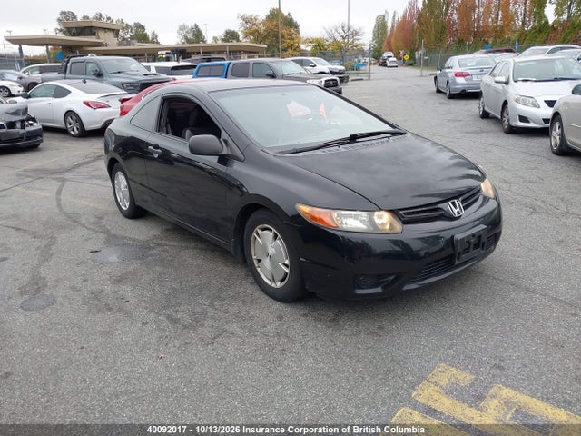 40092017 :رقم المزاد ، 2HGFG12318H010905 vin ، 2008 Honda Civic مزاد بيع