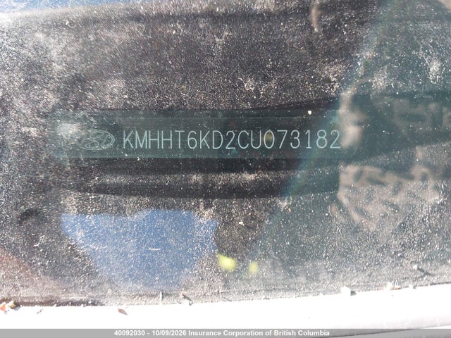 40092030 :رقم المزاد ، KMHHT6KD2CU073182 vin ، 2012 Hyundai Genesis Coupe 2.0t مزاد بيع