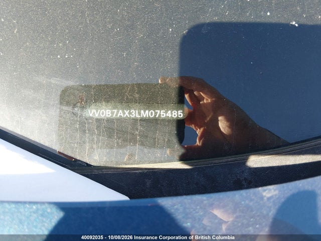 Aukcja sprzedaży 2020 Volkswagen Tiguan Trendline, vin: 3VV0B7AX3LM075485, numer aukcji: 40092035