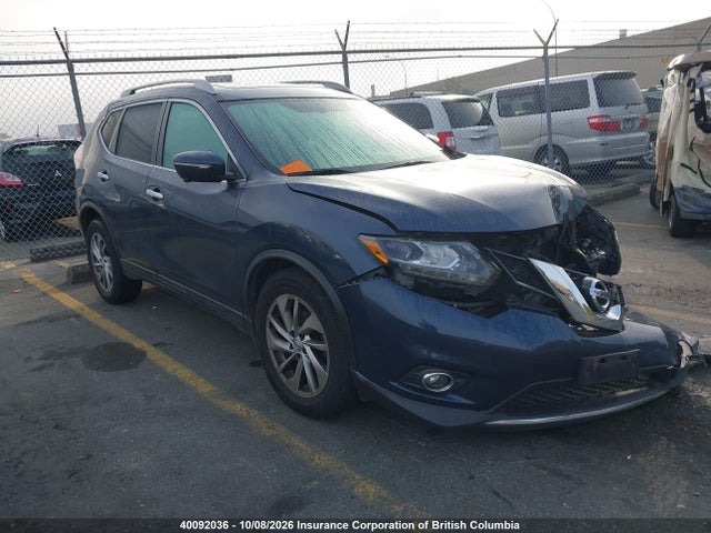 2015 Nissan Rogue მანქანა იყიდება აუქციონზე, vin: 5N1AT2MV2FC795262, აუქციონის ნომერი: 40092036
