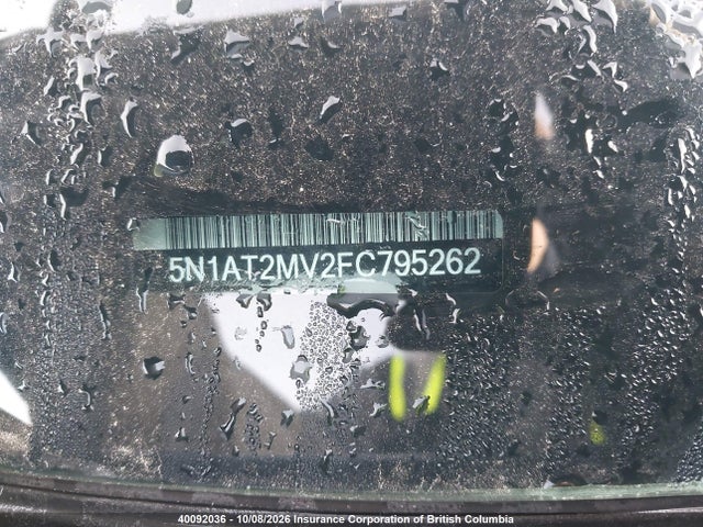 Продаж на аукціоні авто 2015 Nissan Rogue, vin: 5N1AT2MV2FC795262, номер лоту: 40092036