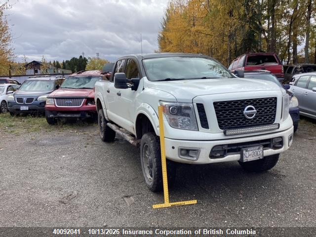 2018 Nissan Titan მანქანა იყიდება აუქციონზე, vin: 1N6AA1E56JN524220, აუქციონის ნომერი: 40092041
