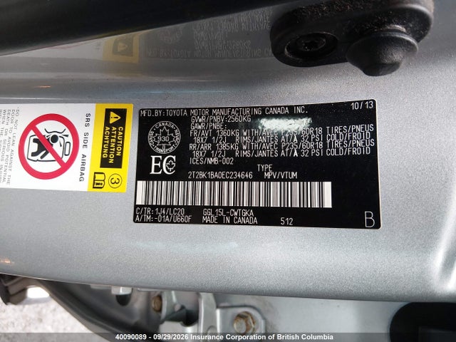 Продаж на аукціоні авто 2014 Lexus Rx 350/base/f Sport, vin: 2T2BK1BA0EC234646, номер лоту: 40090089