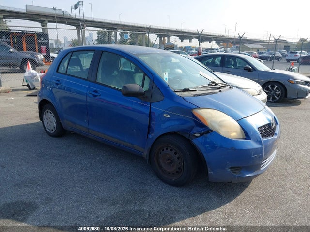 Aukcja sprzedaży 2007 Toyota Yaris, vin: JTDKT923275046051, numer aukcji: 40092080