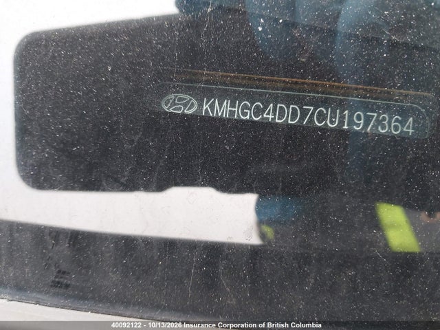 Aukcja sprzedaży 2012 Hyundai Genesis 3.8 Premium, vin: KMHGC4DD7CU197364, numer aukcji: 40092122