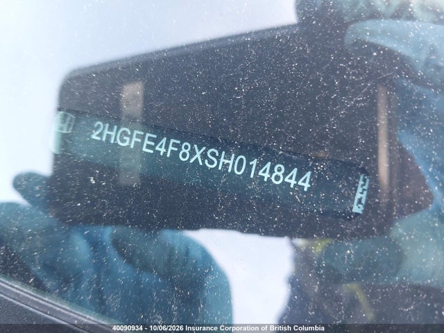 40090934 :رقم المزاد ، 2HGFE4F8XSH014844 vin ، 2025 Honda Civic Sport/sport Touring مزاد بيع