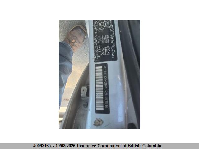 Продаж на аукціоні авто 2008 Hyundai Accent Gls, vin: KMHCN45C78U197516, номер лоту: 40092165