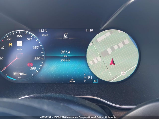 40092191 :رقم المزاد ، W1N0J8EB2NG086165 vin ، 2022 Mercedes-benz Glc Coupe 300 4matic مزاد بيع
