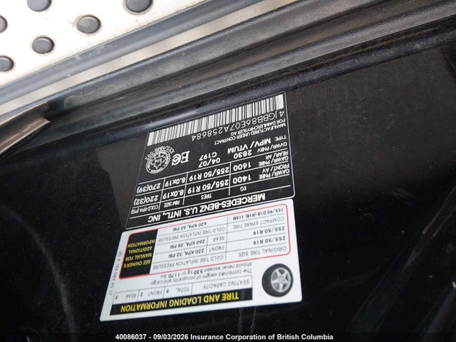Продаж на аукціоні авто 2007 Mercedes-benz Ml 350, vin: 4JGBB86E07A258684, номер лоту: 40086037