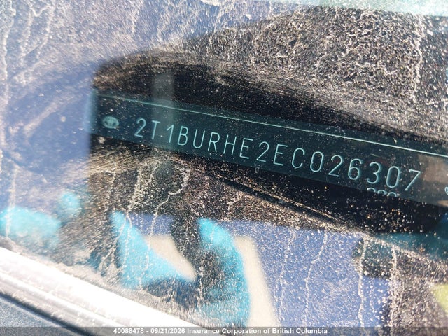 Продажа на аукционе авто 2014 Toyota Corolla L/le/le Pls/prm/s/s Pls, vin: 2T1BURHE2EC026307, номер лота: 40088478