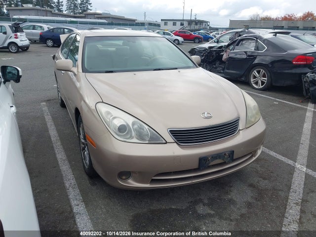 40092202 :رقم المزاد ، JTHBA30G955076250 vin ، 2005 Lexus Es330 مزاد بيع