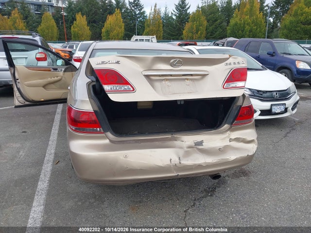 40092202 :رقم المزاد ، JTHBA30G955076250 vin ، 2005 Lexus Es330 مزاد بيع