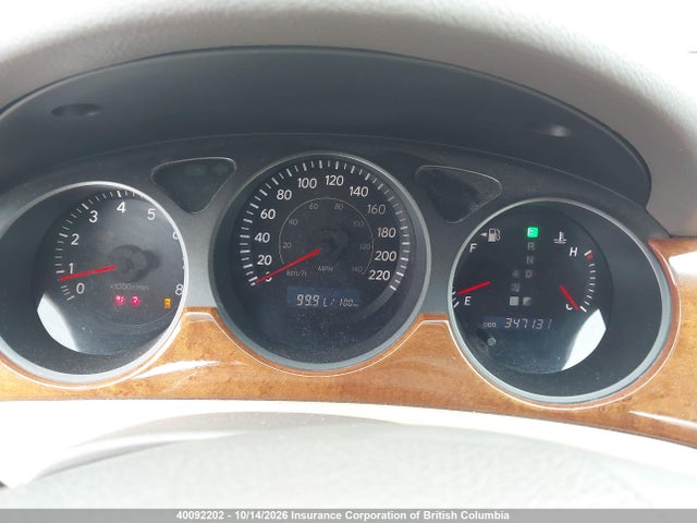 40092202 :رقم المزاد ، JTHBA30G955076250 vin ، 2005 Lexus Es330 مزاد بيع