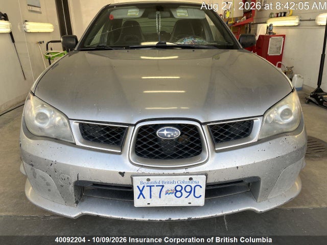 2006 Subaru Impreza 2.5i მანქანა იყიდება აუქციონზე, vin: JF1GD67646H517852, აუქციონის ნომერი: 40092204