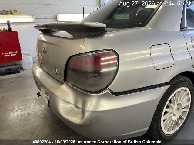 2006 Subaru Impreza 2.5i მანქანა იყიდება აუქციონზე, vin: JF1GD67646H517852, აუქციონის ნომერი: 40092204