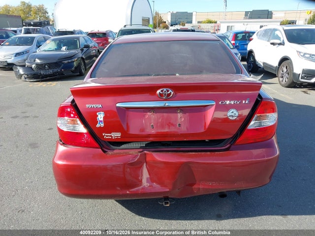 Aukcja sprzedaży 2003 Toyota Camry, vin: JTDBE32K530213492, numer aukcji: 40092209