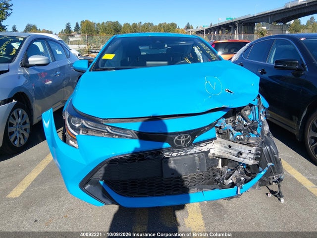 40092221 :رقم المزاد ، JTNK4RBE7L3095827 vin ، 2020 Toyota Corolla Se/xse مزاد بيع
