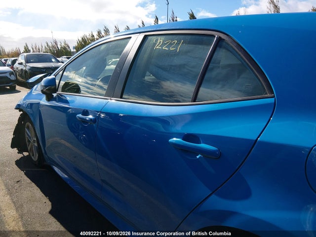 40092221 :رقم المزاد ، JTNK4RBE7L3095827 vin ، 2020 Toyota Corolla Se/xse مزاد بيع