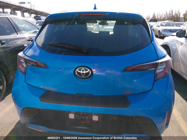 40092221 :رقم المزاد ، JTNK4RBE7L3095827 vin ، 2020 Toyota Corolla Se/xse مزاد بيع