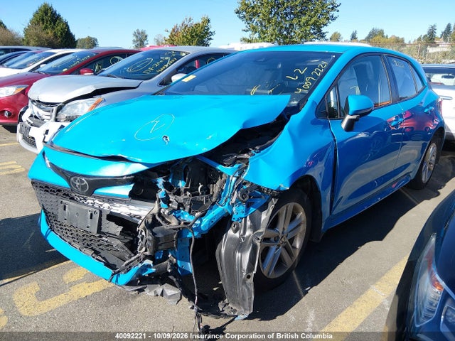 40092221 :رقم المزاد ، JTNK4RBE7L3095827 vin ، 2020 Toyota Corolla Se/xse مزاد بيع