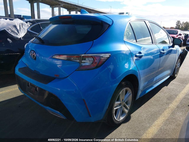40092221 :رقم المزاد ، JTNK4RBE7L3095827 vin ، 2020 Toyota Corolla Se/xse مزاد بيع