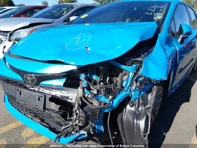 40092221 :رقم المزاد ، JTNK4RBE7L3095827 vin ، 2020 Toyota Corolla Se/xse مزاد بيع