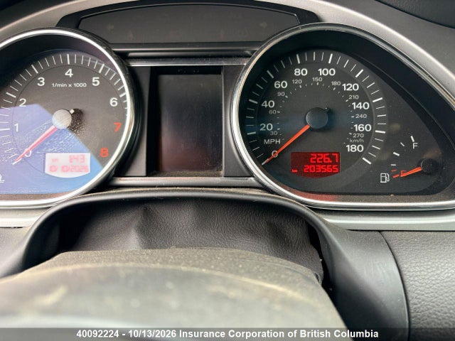 Продажа на аукционе авто 2009 Audi Q7, vin: WA1EY74L19D006000, номер лота: 40092224