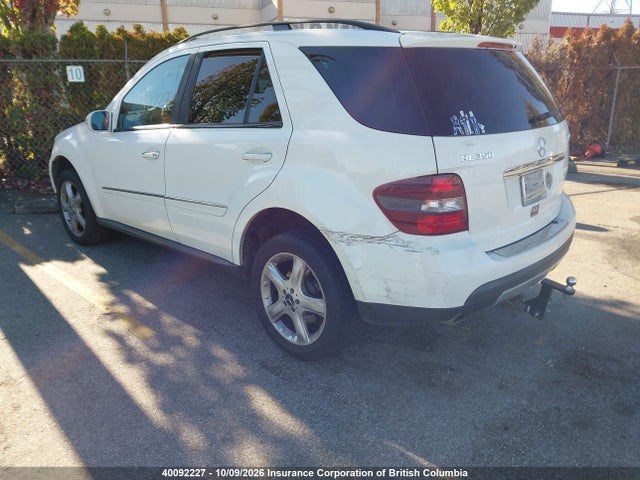 Aukcja sprzedaży 2008 Mercedes-benz Ml 350 4matic, vin: 4JGBB86EX8A381295, numer aukcji: 40092227