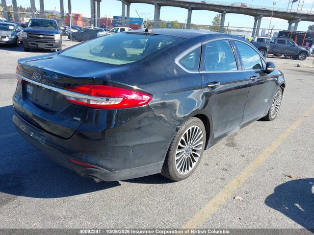 2017 Ford Fusion Se Phev მანქანა იყიდება აუქციონზე, vin: 3FA6P0PU1HR169119, აუქციონის ნომერი: 40092241