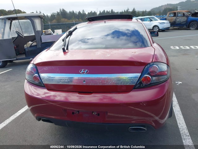40092244 :رقم المزاد ، KMHHM65D27U247542 vin ، 2007 Hyundai Tiburon Gs مزاد بيع