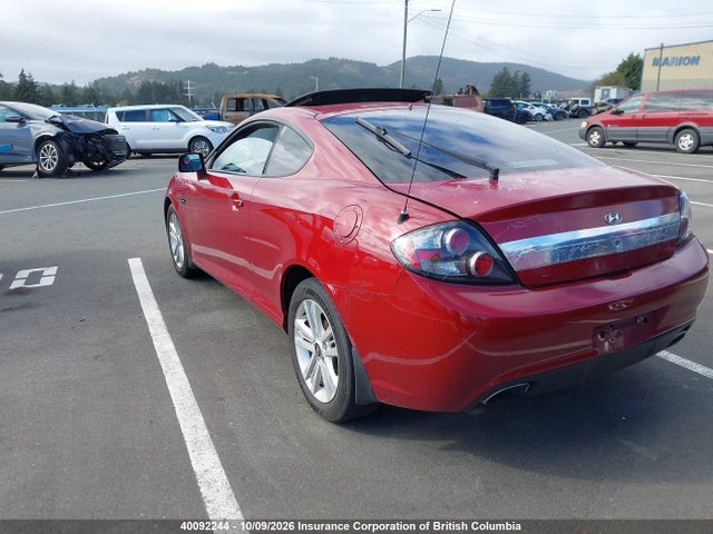 40092244 :رقم المزاد ، KMHHM65D27U247542 vin ، 2007 Hyundai Tiburon Gs مزاد بيع