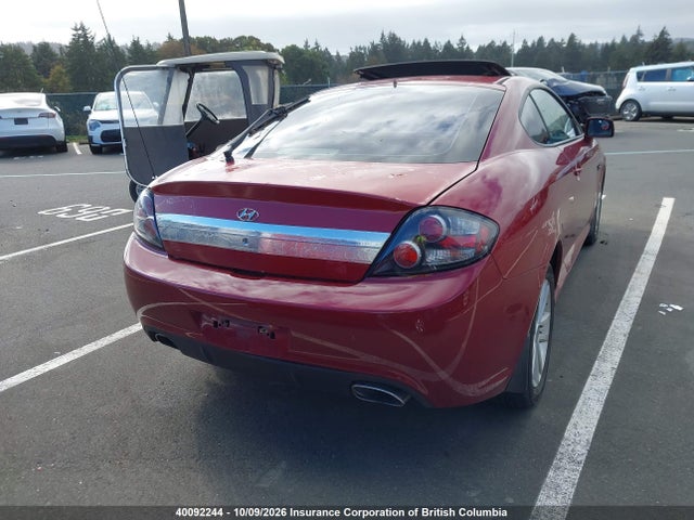 40092244 :رقم المزاد ، KMHHM65D27U247542 vin ، 2007 Hyundai Tiburon Gs مزاد بيع