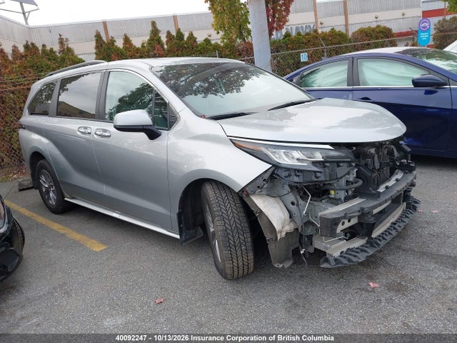 2022 Toyota Sienna Xle 8-passenger მანქანა იყიდება აუქციონზე, vin: 5TDGRKEC6NS090665, აუქციონის ნომერი: 40092247