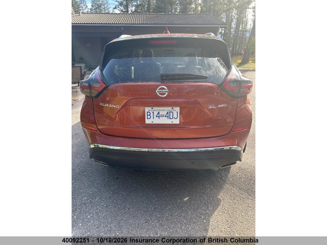 5N1AZ2MS5KN124087 Nissan Murano S/sl/sv/platinum
